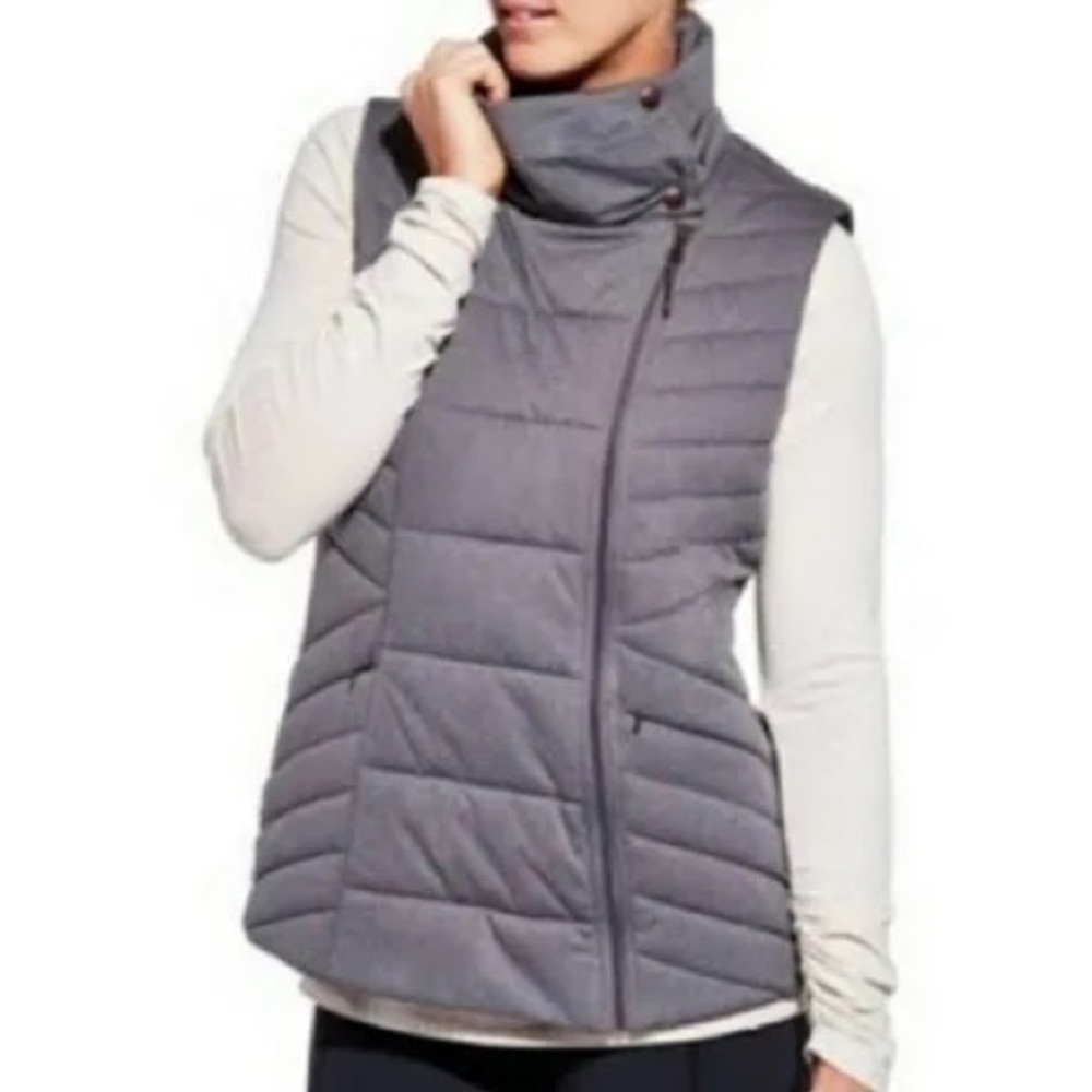 Cal is grey vest